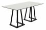 Platzsparender Tisch Industrial 160 holz mit abmontierbarer Tischplatte