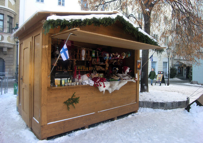Markthütte mit Satteldach