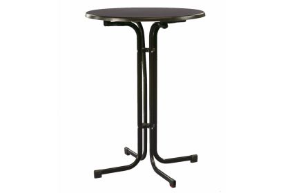Stehtisch braun mit Tischplatte 80 cm Durchmesser