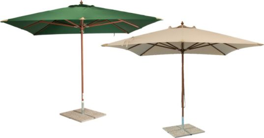 Sonnenschirm Teak mieten